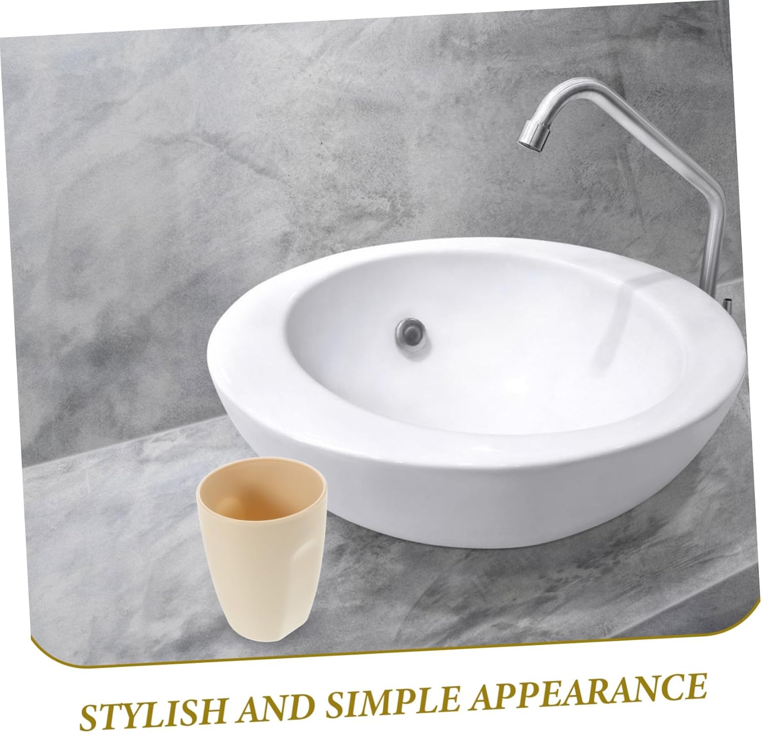 MUCKLILY Portable Bathroom Tumbler Cup for Travel Use