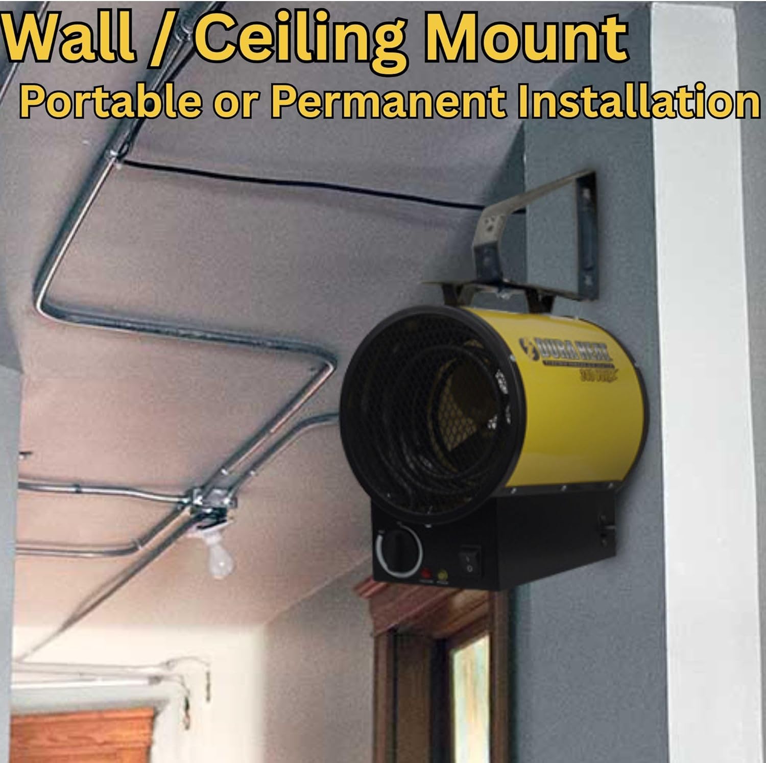 Dura Heat 240V Wall Mount Garage Heater with Overheat Protection