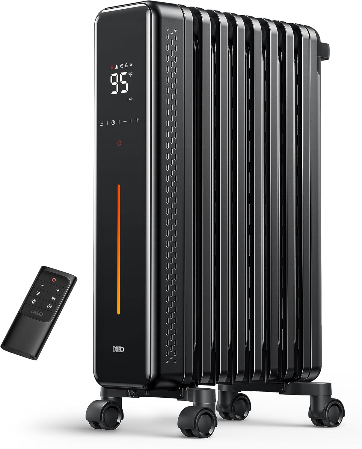Dreo Oil Filled Radiator Heater 1500W 8 Fins with Remote Control