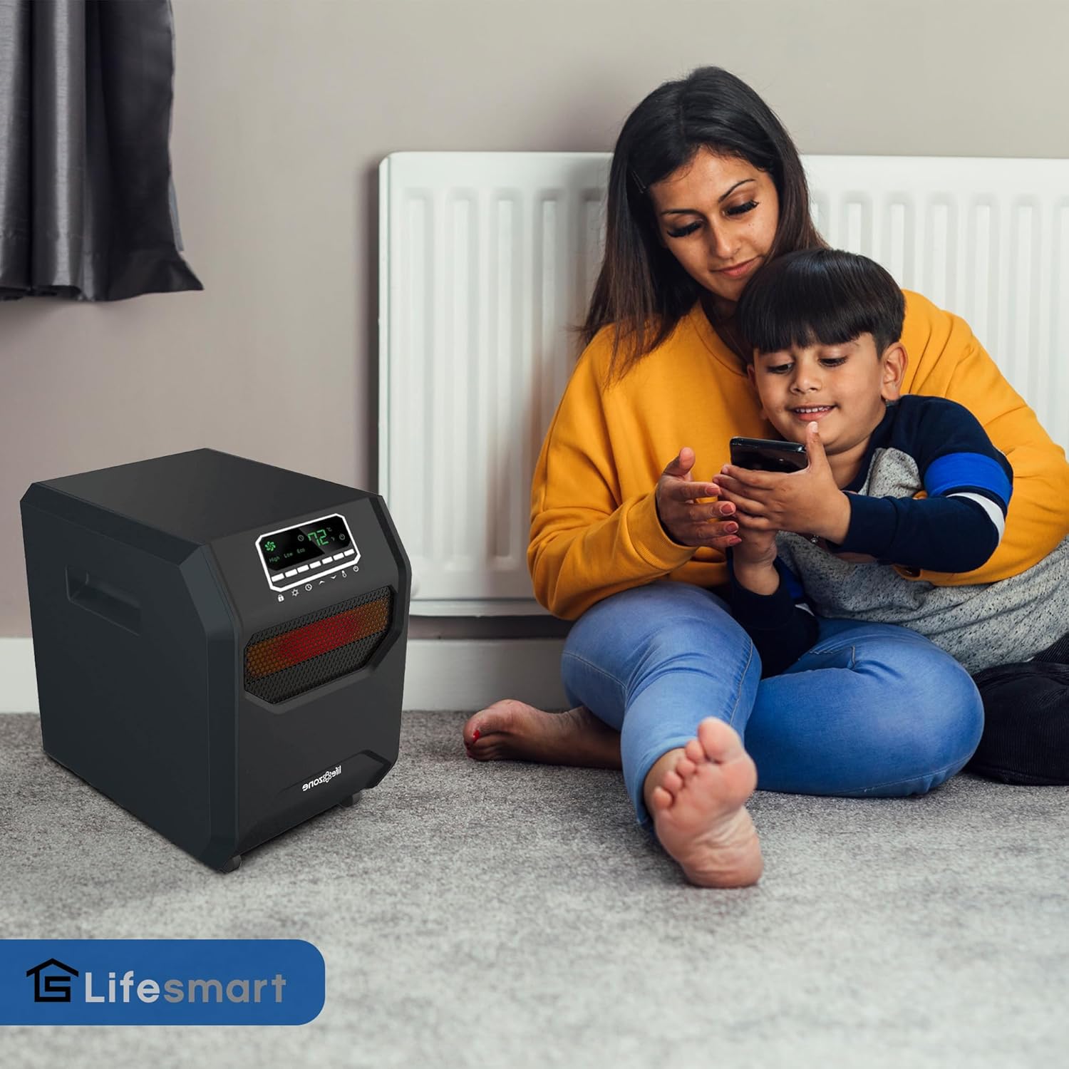 Lifesmart 4-Element Quartz Infrared Heater 2 Pack