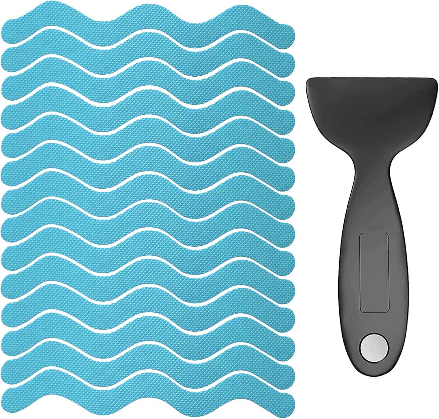 Ding Xi Bathroom Tub Anti-Slip Stickers 24 Pack Blue