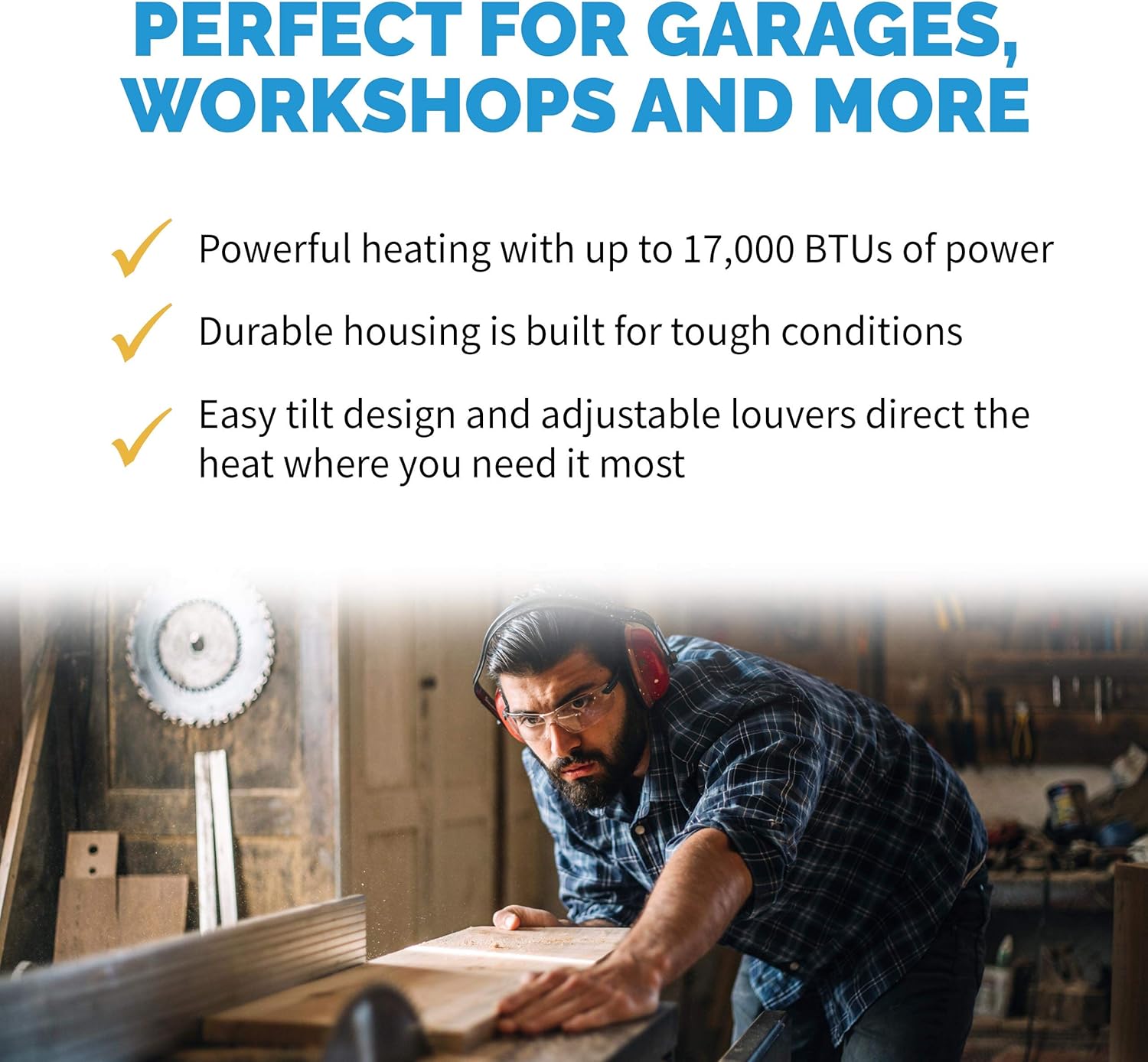 NewAir Electric Garage Heater 500 sq ft
