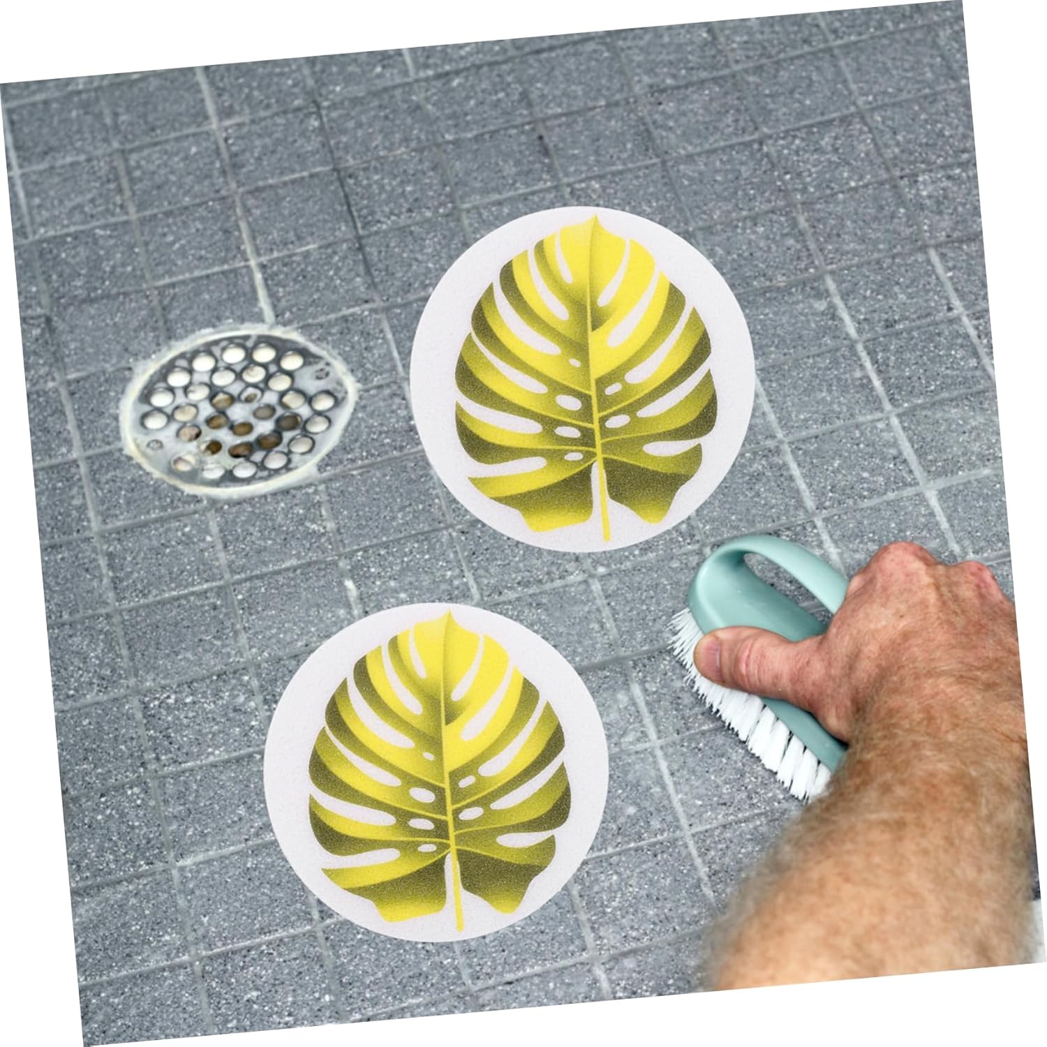 Alipis 1Set Leaf Shape Non-Slip Bathtub Stickers