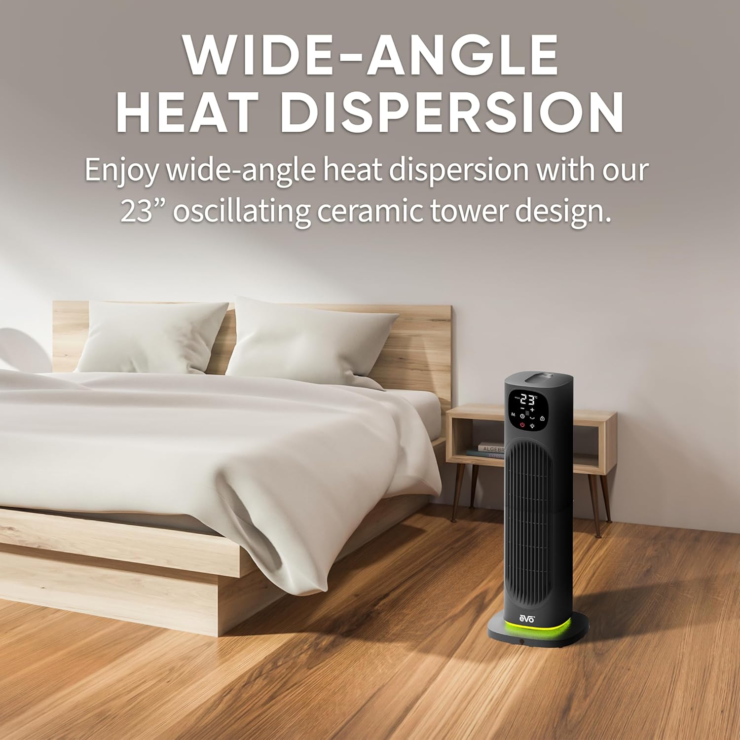 EVO Digital Ceramic Heater with Remote Control