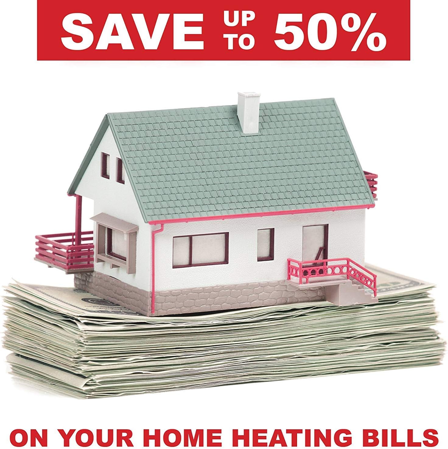 EconoHome Wall Mount Space Heater Panel with Thermostat