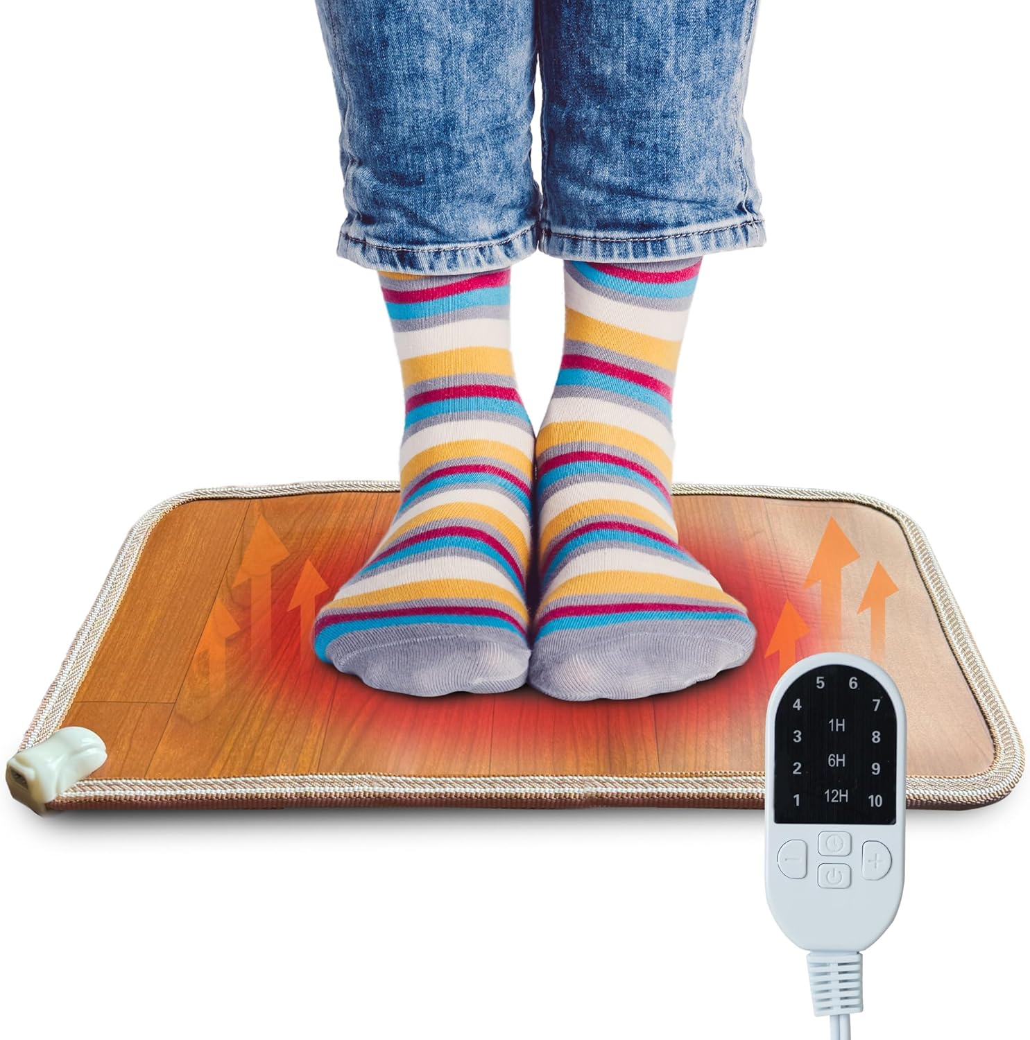 Tusho Electric Floor Mat Under Desk - 197x118in Foot Warmer