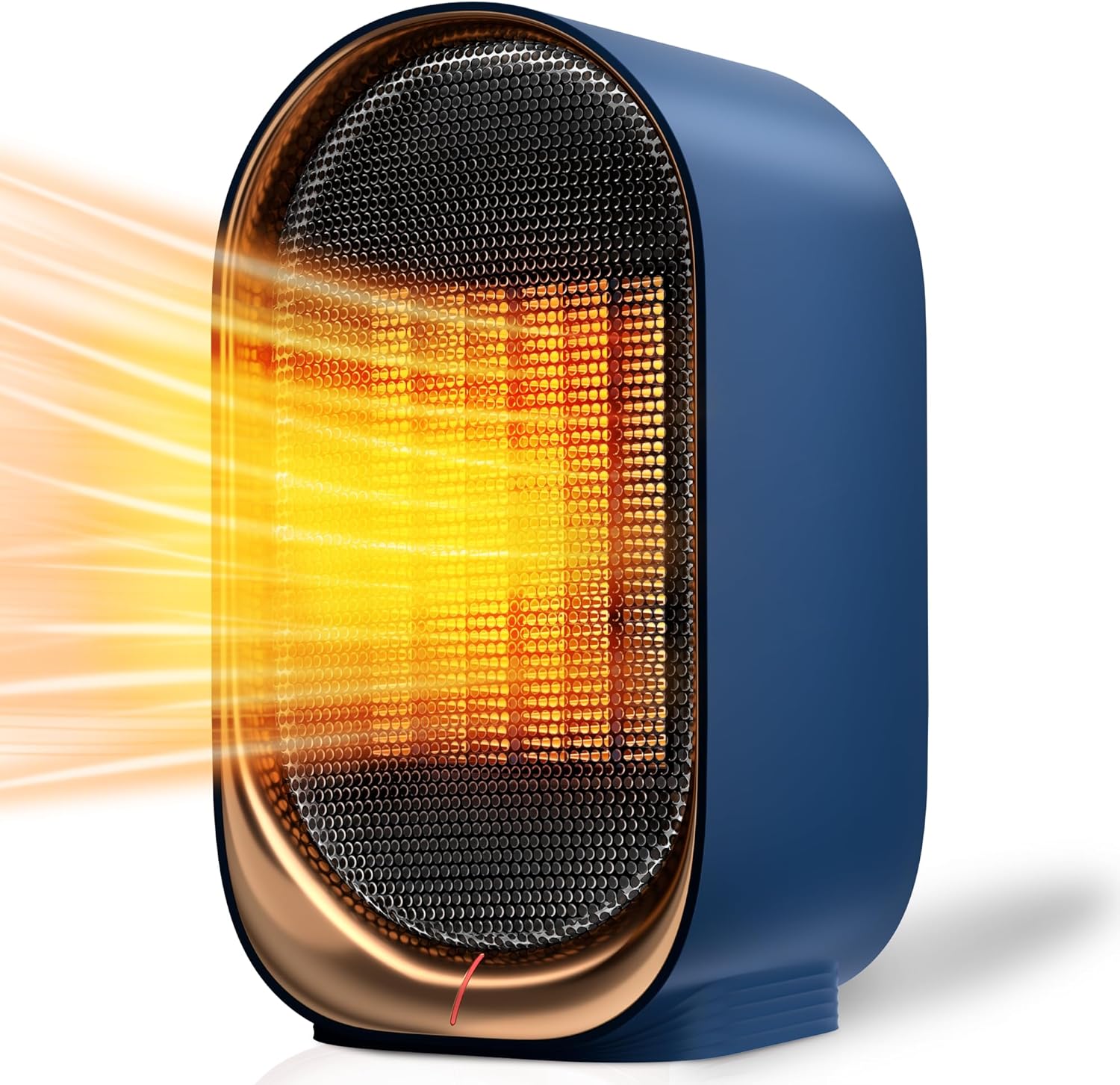 QQT 1000W PTC Ceramic Space Heater - Blue