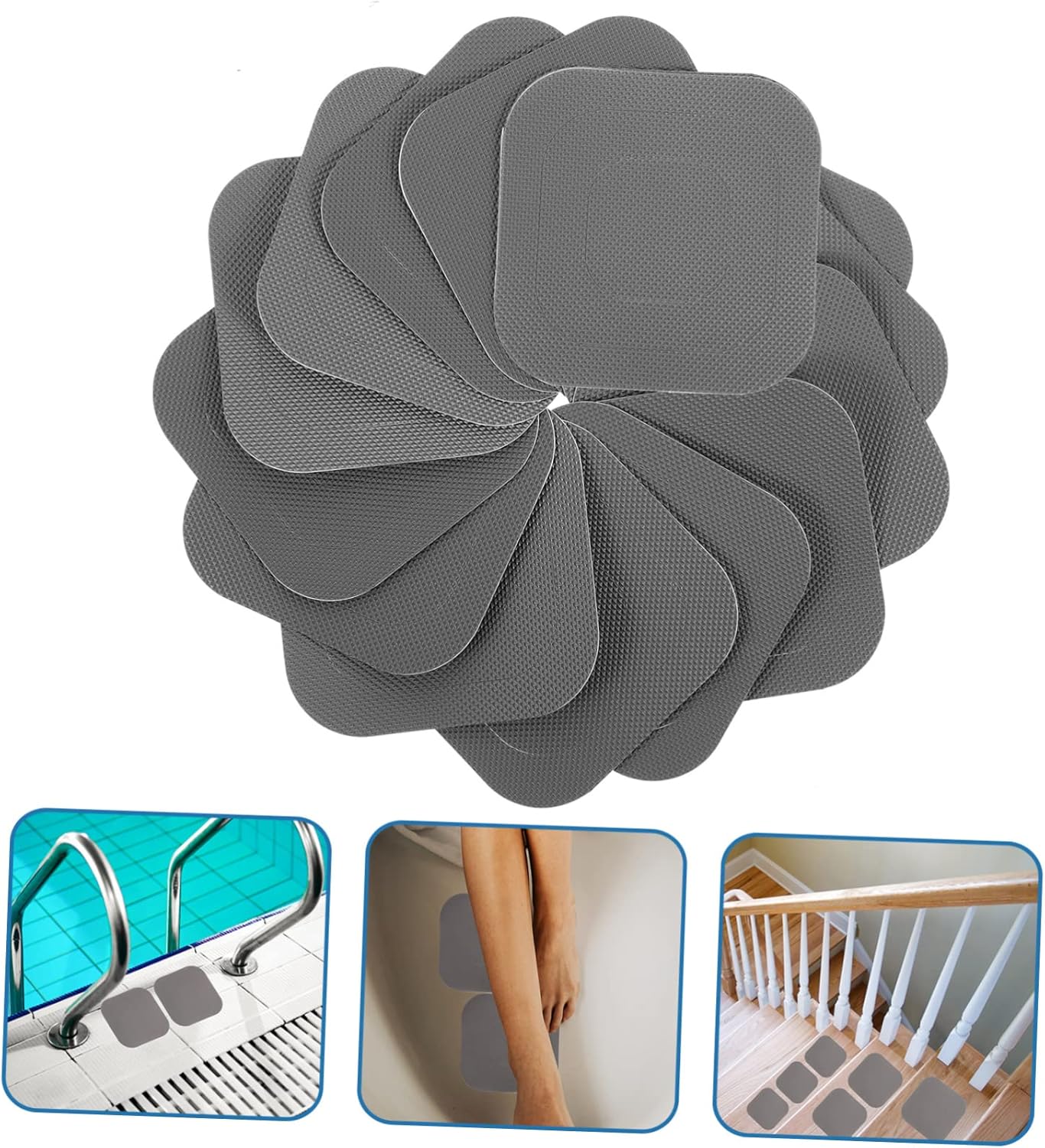 PRETYZOOM Non-Slip Bath Tub Stickers 20 Sheets