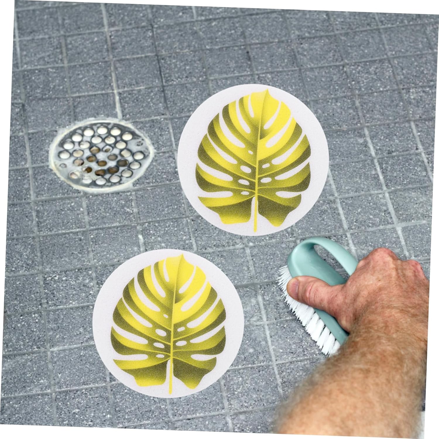 UTHCLO Leaf Shape Anti-Slip Bathtub Stickers