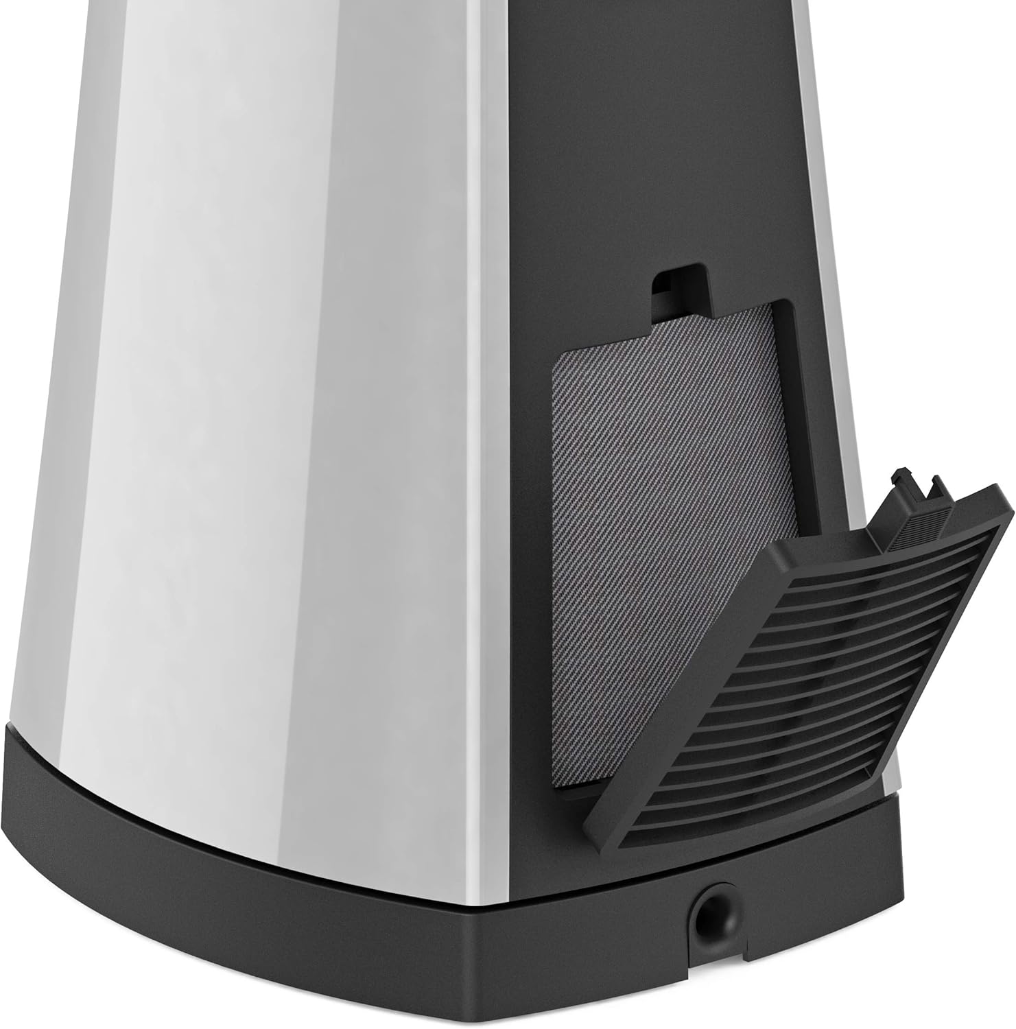 Lasko Bladeless Tower Space Heater 27 1500W Silver