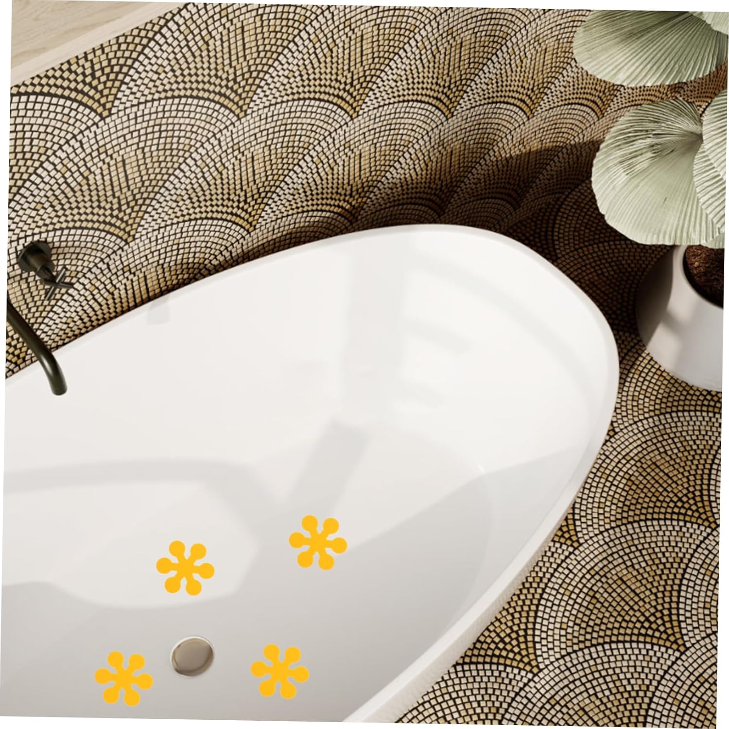 6pcs Bathtub Stickers Non-Slip Decorative for Kids