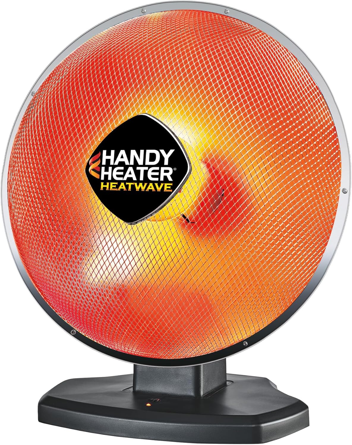 Ontel Handy Heater Heatwave 1500W Parabolic Space Heater