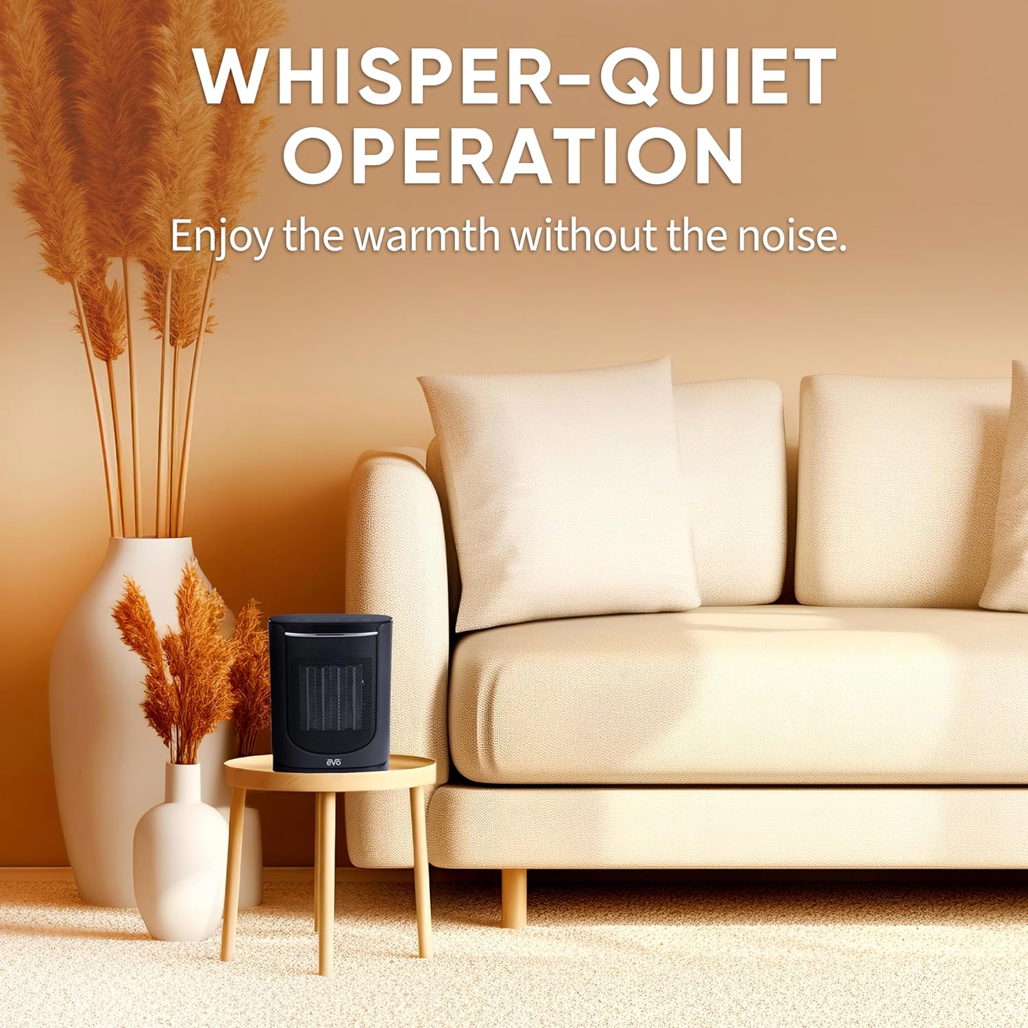 EVO Oscillating Ceramic Heater with Digital Display