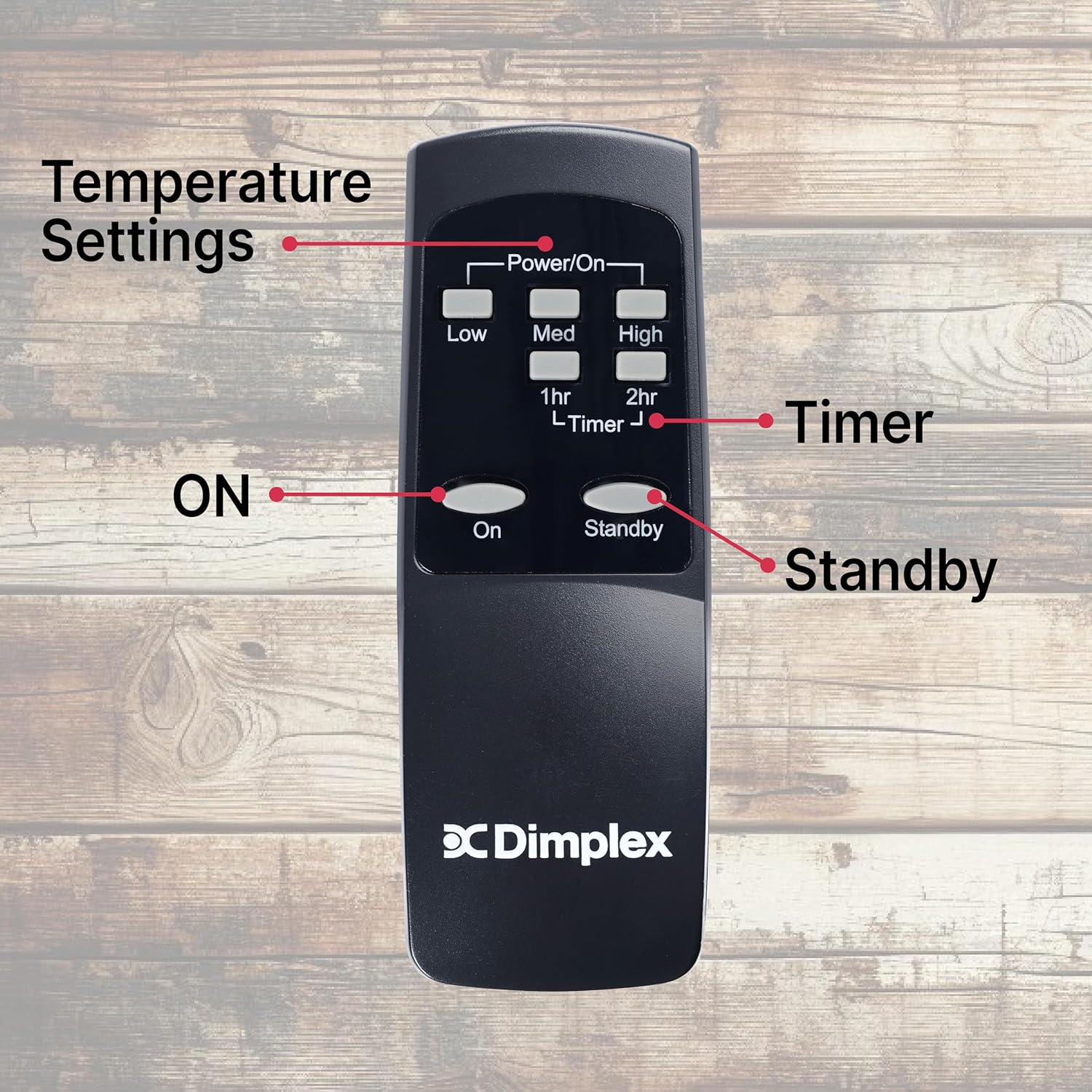 Dimplex Infrared Patio Heater 1500W Weatherproof Black